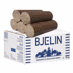 Commercial Power Tronchetto di rovere e abete Scatola da 10 kg, Bricchetta di carburante, Legno, Quercia, 260 mm, 240 mm, 250 ...