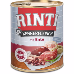RINTI Kennerfleisch, Adulto, Anatra, 800 g, Non contiene soia