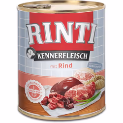 RINTI 91071, Adulto, Tutte le razze, Manzo, 800 g, Non contiene soia