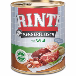 RINTI Kennerfleisch, Adulto, Tutte le razze, Frattaglie, Gioco, 800 g, Non contiene soia