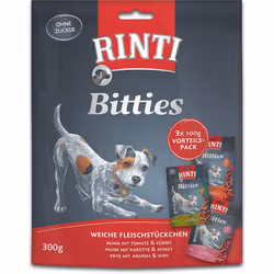 RINTI 91368, Spuntini, Cane, Adulto, Pollo, Spinaci, 300 g, Senza zucchero