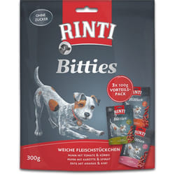 RINTI 91368 premio per cani e gatti Cane Spuntini Pollo, Spinaci 300 g