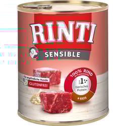 RINTI Sensible Manzo, Riso Adulto 8 kg