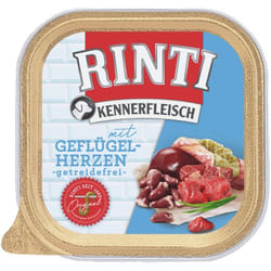 RINTI 92514 cibo umido per cani Cuore, Trinciapollo Adulto 300 g