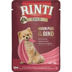 RINTI 93002 cibo umido per cani Manzo, Pollo Adulto 100 g