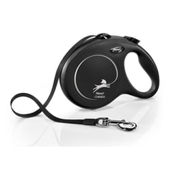 Flexi Classic L 8 m Nero Cane Guinzaglio retrattile