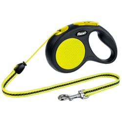 Flexi New NEON 5 m Blu, Giallo Cane Guinzaglio retrattile