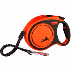 Guinzaglio Flexi Extreme Tape estensibile in fettuccia per cani Marca: Flexi Colori: Arancione Misure : S 5 metri, M 5 metri, ...
