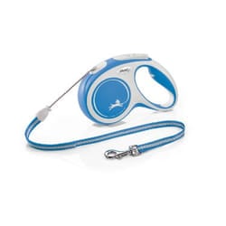 Flexi New Comfort M Cord 5 m Blu Cane Guinzaglio retrattile