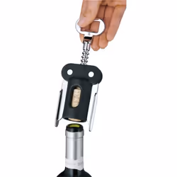 WMF 4000530592224 cavatappo Cavatappi ad ala Nero, Acciaio inox - Vista aggiuntiva 3