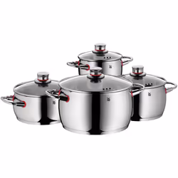 WMF Quality One 0774046380, Acciaio inox, Acciaio inox, Acciaio inox, Acciaio inox, Vetro, 130 °C