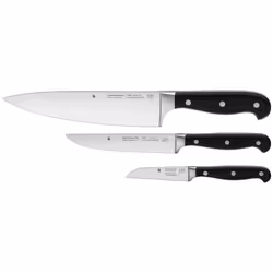WMF Spitzenklasse Plus 1894919992, Set di coltelli, Acciaio, Plastica, Acciaio inox, Nero, Germania