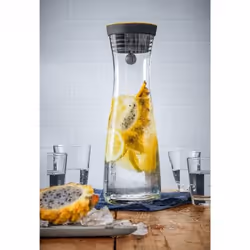 WMF 06.1770.6590 caraffa, brocca e bottiglia Decanter 1 L Oro, Nero, Trasparente - Vista aggiuntiva 4