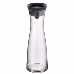 WMF 0617706610, Decanter, 1 L, Nero, Trasparente, Vetro, Rotondo, Köhler & Wilms