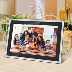 Braun Photo Technik 21253 cornice per foto digitali Nero, Argento 10.1" Touch screen Wi-Fi