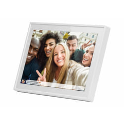 Braun Photo Technik 21259 cornice per foto digitali Bianco 10.1" Touch screen Wi-Fi