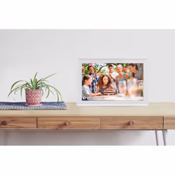 Braun Photo Technik 21259 cornice per foto digitali Bianco 10.1" Touch screen Wi-Fi