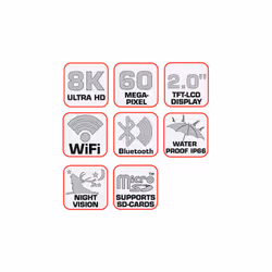Braun Photo Technik BLACK400 WiFi 8K CMOS Visione notturna Mimetico 2560 x 1440 Pixel - Vista aggiuntiva 4
