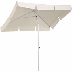 Ombrellone IBIZA ca. 180 x 120 cm Tessuto 100% poliestere, imputrescibile, con impregnazione idrorepellente, con volant Ombre ...