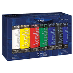 KREUL el Greco pittura 75 ml Nero, Blu, Verde, Rosso, Bianco, Giallo Tubo