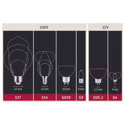 Paulmann 287.02 lampada LED Bianco caldo 2700 K 7,5 W E27 F - Vista aggiuntiva 5