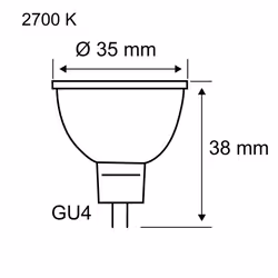 Paulmann 29140 lampada LED Bianco caldo 2700 K 4,2 W GU4 F - Vista aggiuntiva 3