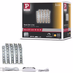 Paulmann 705.77, Striscia led universale, Interno, Argento, Metallo, II, Bianco caldo