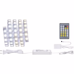 Paulmann 70623, Striscia led universale, Interno, Argento, Plastica, II, Luce diurna, Bianco caldo