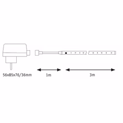 Paulmann 788.91 Striscia led universale LED 8,5 W 3000 mm