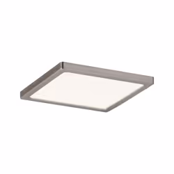 Paulmann 929.40, Quadrato, Soffitto, Incorporato, Nichel, Plastica, Ufficio