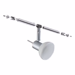 Paulmann Sheela, Faretto per illuminazione ferroviaria, GU5.3, 1 lampadina(e), 10 W, 12 V, Cromo