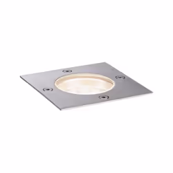 Paulmann 942.27, Faretto da incasso, LED, 3000 K, 450 lm, Acciaio inox