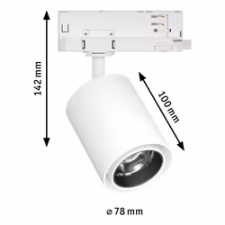 Paulmann 96565 faretto Faretto per illuminazione ferroviaria Lampadina/e non sostituibile/i LED 10 W D