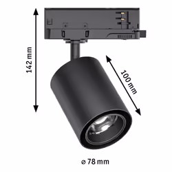 Paulmann 96569 faretto Faretto per illuminazione ferroviaria Lampadina/e non sostituibile/i LED 10 W D