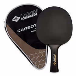 Donic Schildkröt CarboTec 7000, Racchetta da ping pong, Scuola, sala giochi e centro ricreativo, Nero, Qualsiasi tipo, Carbon ...