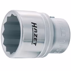 Serie di bussole; HAZET; DIN 3124, ISO 2725-1 Acciaio al cromo-vanadio zigrinato