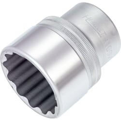 Inserto chiave a bussola 1100Z-46 ∙ Attacco quadro, cavo, 1 pollice (25 mm) ∙ Profilo a doppio esagono esterno ∙ AC 46 mm