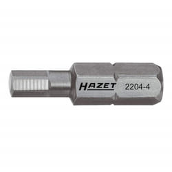 Hazet - 2204-4 Bit, Multicolore, Attacco Esagonale, Massiccio, 6.3 mm 1/4 di Pollice