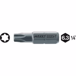 Dettagli tecnici Dimensione (Cacciavite) T 8 Dimensione del prodotto, lunghezza 35 mm Forma (inserti) C 6.3 Forza TORX intern ...
