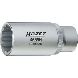 Utensile per iniettori 4555N ∙ Attacco quadro, cavo, 1/2 di pollice (12,5 mm) ∙ Profilo a doppio esagono esterno ∙ ac 27 mm