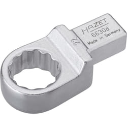 Chiave ad anello ad innesto 6630D-22 ∙ Attacco quadro ad innesto 14 x 18 mm, massiccio ∙ Profilo trazione con doppio esagono esterno ∙ ac 22 mm