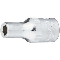 Inserto chiave a bussola 850-4 ∙ Attacco quadro, cavo, 1/4 di pollice (6,3 mm) ∙ Profilo trazione esagono esterno ∙ ac 4 mm