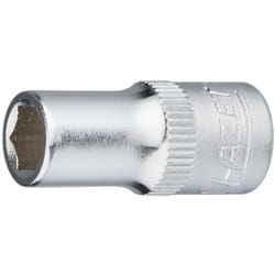 Inserto chiave a bussola 850-6 ∙ Attacco quadro, cavo, 1/4 di pollice (6,3 mm) ∙ Profilo trazione esagono esterno ∙ ac 6 mm