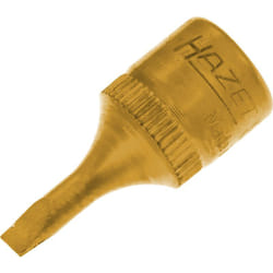 Inserto chiave a bussola per giraviti 8503-0.6X3.5 ∙ Attacco quadro, cavo, 1/4 di pollice (6,3 mm) ∙ Profilo ad intaglio ∙ ac 0,6 x 3,5 mm