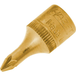 Inserto chiave a bussola per giraviti 8507-PZ1 ∙ Attacco quadro, cavo, 1/4 di pollice (6,3 mm) ∙ Profilo Pozidriv pz ∙ ac PZ1