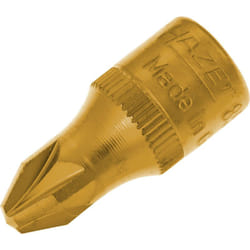 Inserto chiave a bussola per giraviti 8507-PZ3 ∙ Attacco quadro, cavo, 1/4 di pollice (6,3 mm) ∙ Profilo Pozidriv pz ∙ ac PZ3
