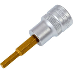 Inserto chiave a bussola per giraviti 8801-4 ∙ Attacco quadro, cavo, 3/8 di pollice (10 mm) ∙ Profilo esagonale interno ∙ ac 4 mm