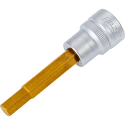 Hazet - Inserto chiave a bussola per giraviti 8801-7 ∙ Attacco quadro, cavo, 3/8 di pollice (10 mm) ∙ Profilo esagonale interno ∙ ac 7 mm