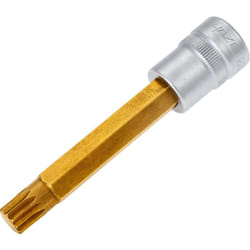 Inserto chiave a bussola per giraviti 8808LG-10 ∙ Attacco quadro, cavo, 3/8 di pollice (10 mm) ∙ Profilo poligonale interno xzn ∙ ac M10
