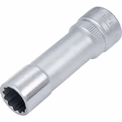 Versione lunga Con zigrinatura Superficie: cromata, lucidata DIN 3124, ISO 2725-1 Made in Germany Attacco: Attacco quadro, ca ...
